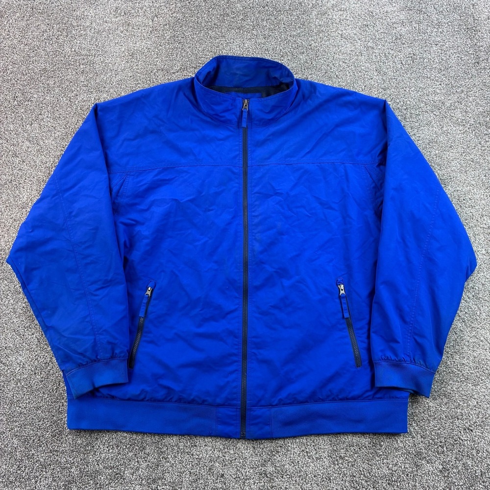 Duluth Trading Lightweight Grab Jacket Mens 3XL Blue Nylon Zip Windbreaker 64615
